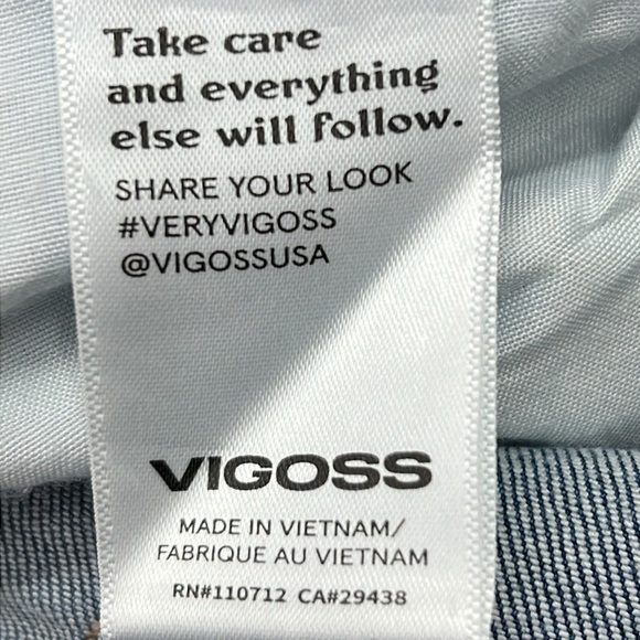 Vigoss /Stitch Fix Thompson Tomboy Jeans Sz 30 Blue Denim Mid Rise NWT - Picture 11 of 15